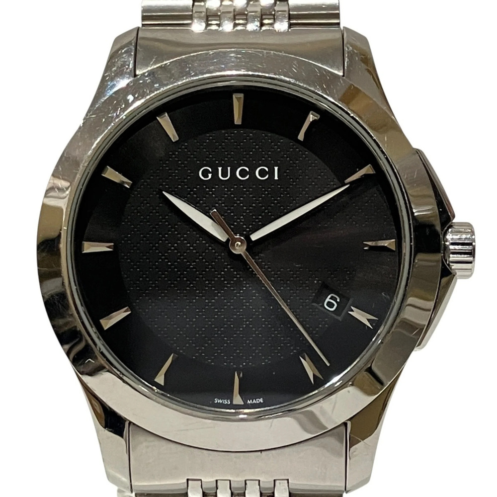 Gucci G-Timeless watch, total weight 103g, stainless steel, quartz movement, ...